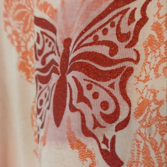 Glitter Butterfly Top (Relisted copy) - Picture 6 of 10